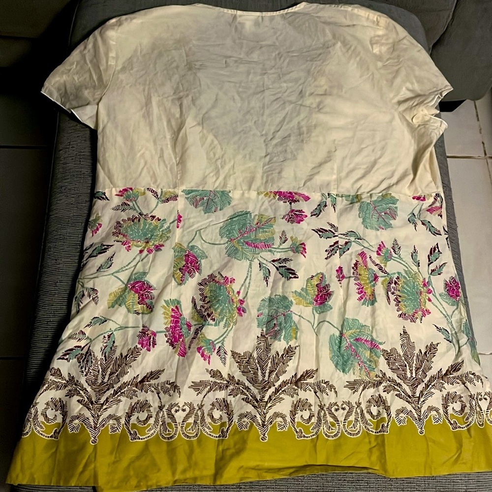 J. Jill Embroidered Short Sleeve Blouse - Picture 5 of 5